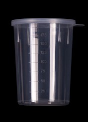 200ml Laboratory container with press on cap